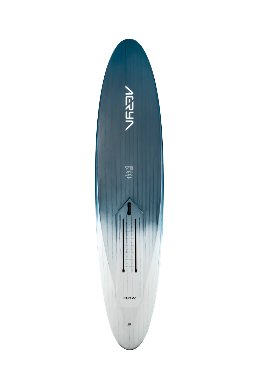 Aeryn Flow Carbon — bottom view with foil tracks